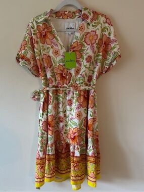 NWT Sam Edelman Persian Garden Mini Shirtdress - Size 6
